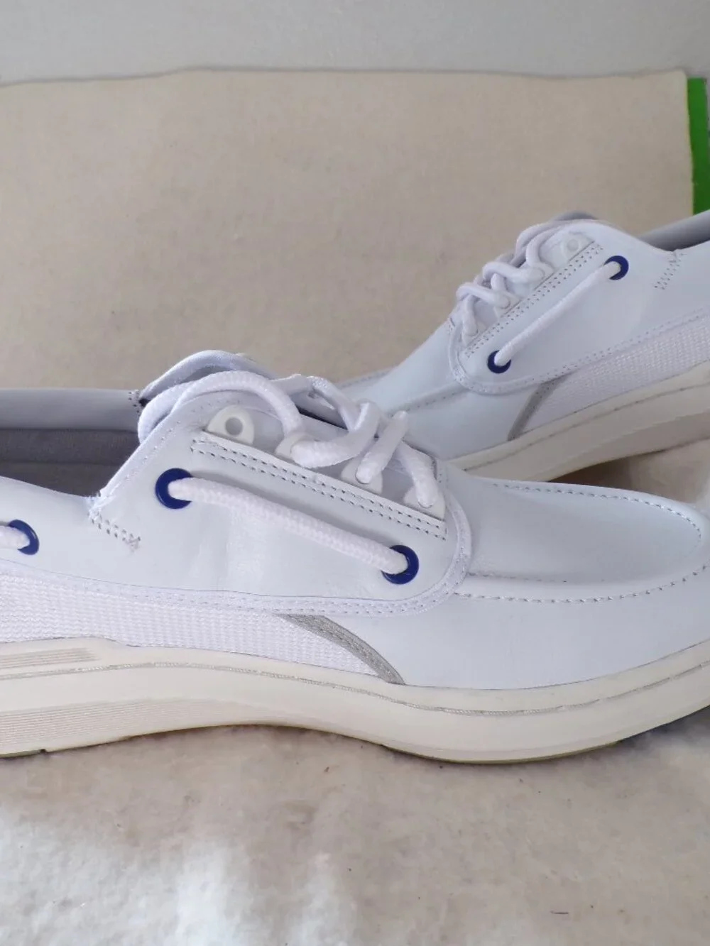 NEW Sperry Top Sider Boat Shoes US12 White STS25901 SIZE 12
